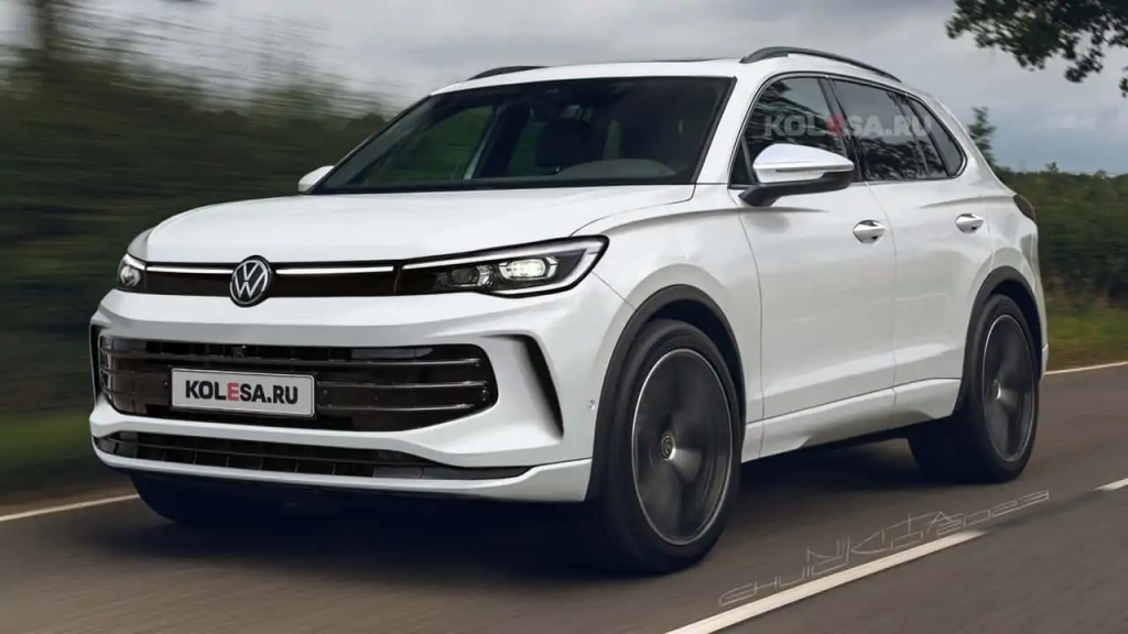 VW Tiguan показал свой кузов после недавних тизерных фото